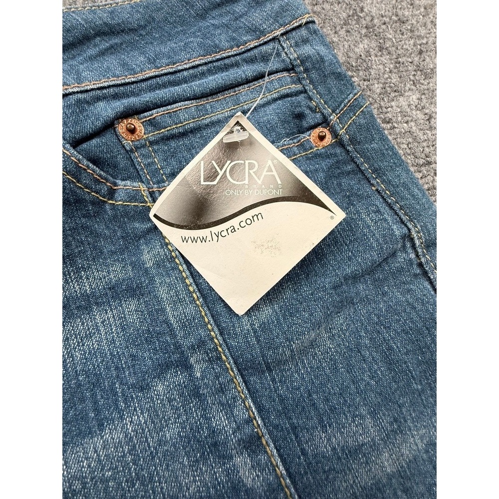 Azzure Love Life Denim Women Flare Jeans Panna Blue Seam Detail L3148 Size 30 - Picture 3 of 12